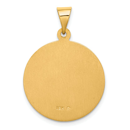 18K Yellow Gold Saint Christopher Medal Pendant