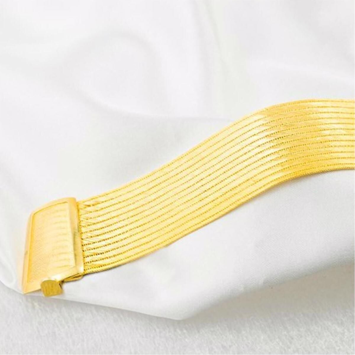 Yellow Sterling Silver 19 Row Trabzon Mesh Set