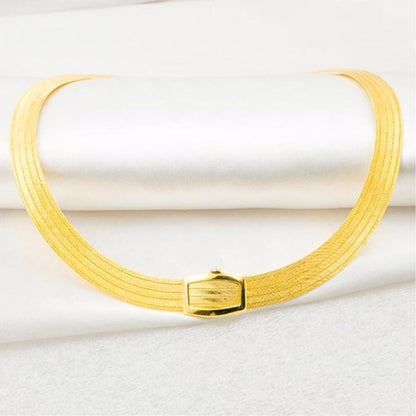 Yellow Sterling Silver 19 Row Trabzon Mesh Set