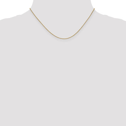 16 Inch 14K .8mm Spiga Chain Necklace