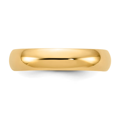 Ricardo Barraque Custom Order - Solid 10K Yellow Gold 5mm Comfort Fit Men's/Women's Wedding Band Ring Size 10