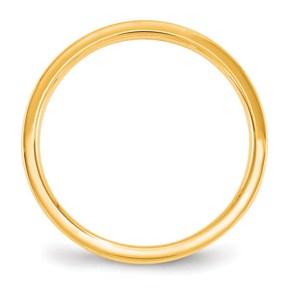 Solid 10K Yellow Gold 2.5mm Standard Flat Comfort Fit Men's/Women's Wedding Band Ring Size 10.5