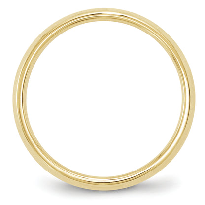 Solid 10K Yellow Gold 2.5mm Knife Edge Comfort Fit Men's/Women's Wedding Band Ring Size 10