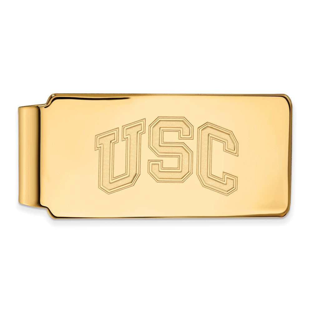14K Yellow Gold Gold University of Southern California U-S-C Money Clip