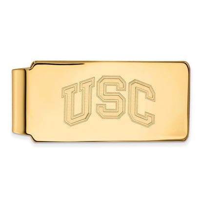 14K Yellow Gold Gold University of Southern California U-S-C Money Clip