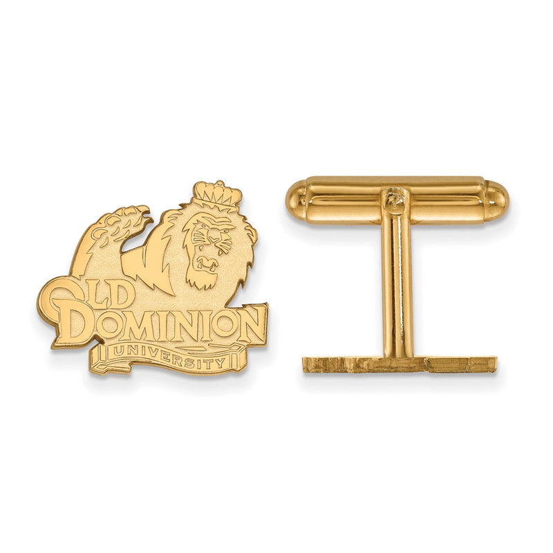 14K Yellow Gold Gold LogoArt Old Dominion University Cuff Links