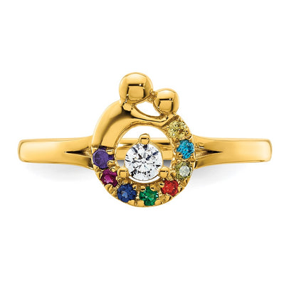 14K White Gold Diamond Band