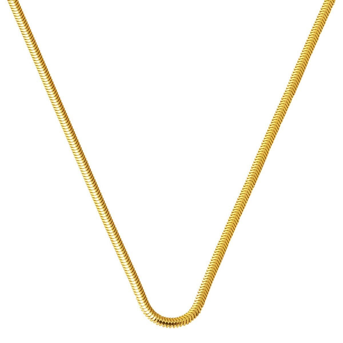 14K Yellow Gold Herringbone Chain