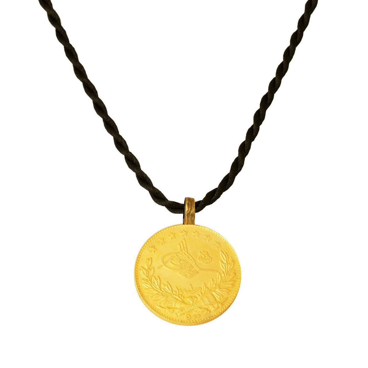 22K Yellow Gold Ottoman Resat Coin