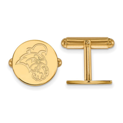 14K Yellow Gold Gold LogoArt Coastal Carolina University Chanticleer Cuff Links