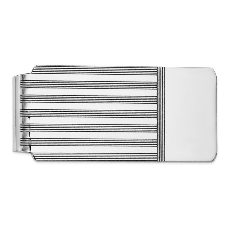 14K White Gold Men's Money Clip