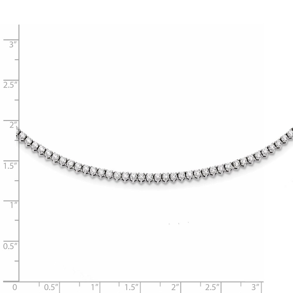 14K White Gold AA Diamond 20in Necklace