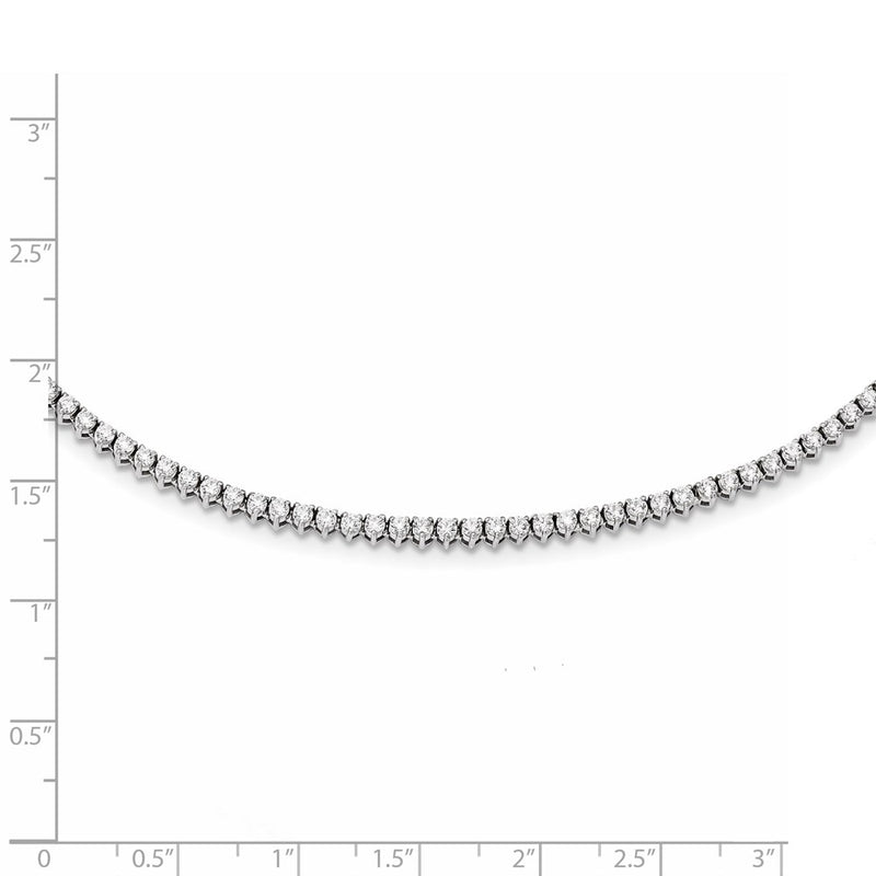 14K White Gold AA Diamond 20in Necklace