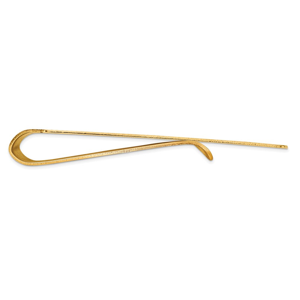 14K Yellow Gold Men's High Polish Money Clip