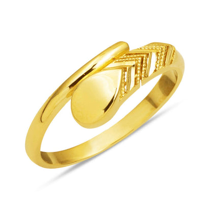 14K Yellow Gold Wheat Women's Ring (2.5 g)