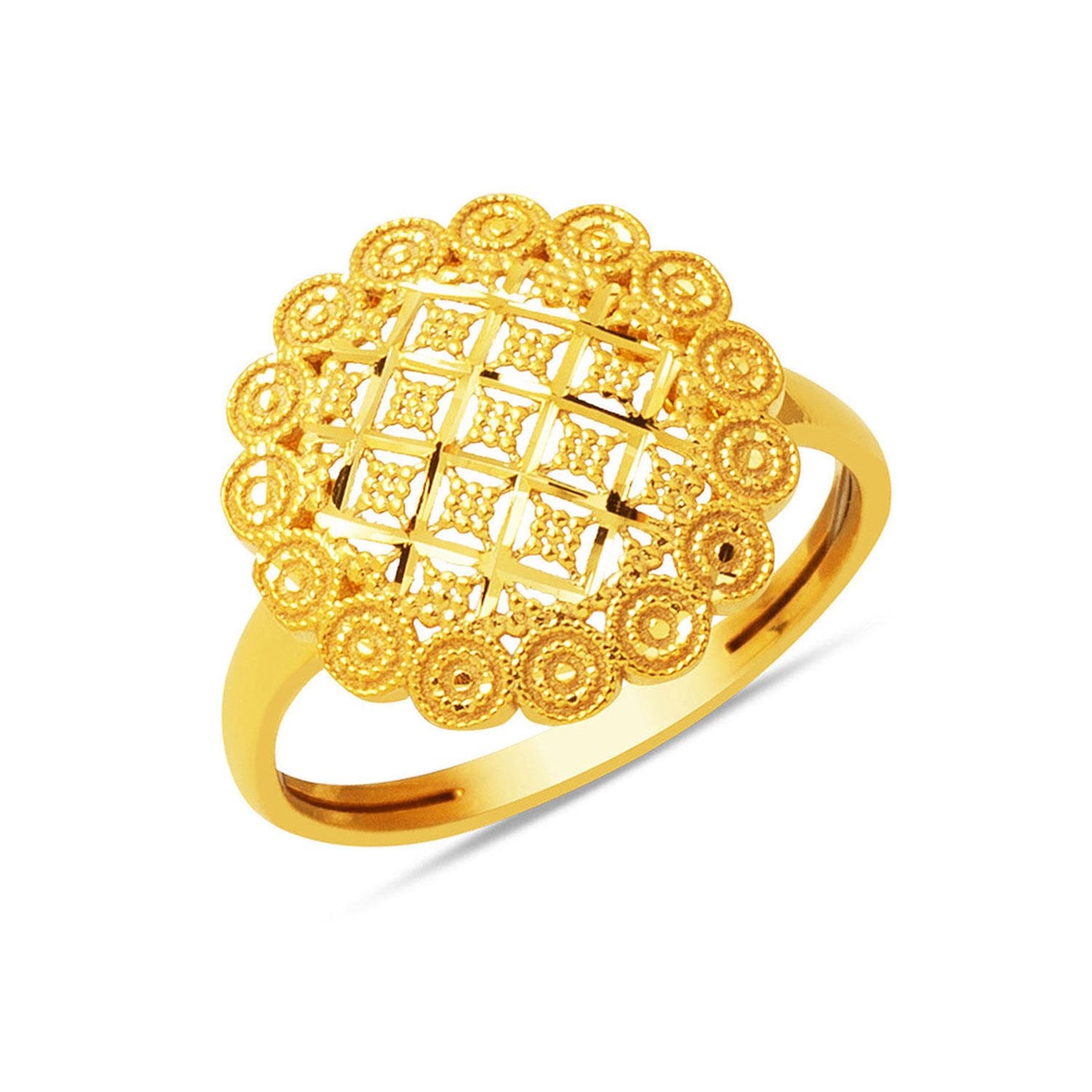 22K Yellow Gold Dynasty Ring