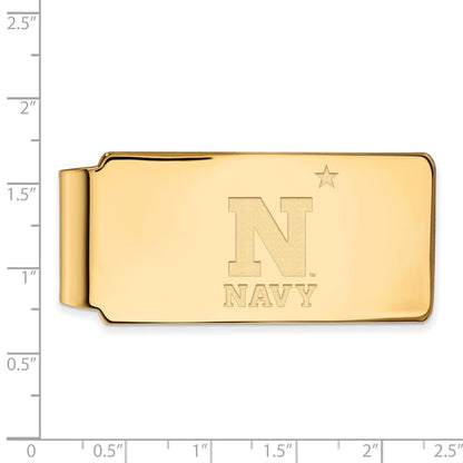 14K Yellow Gold Gold LogoArt US Naval Academy Money Clip