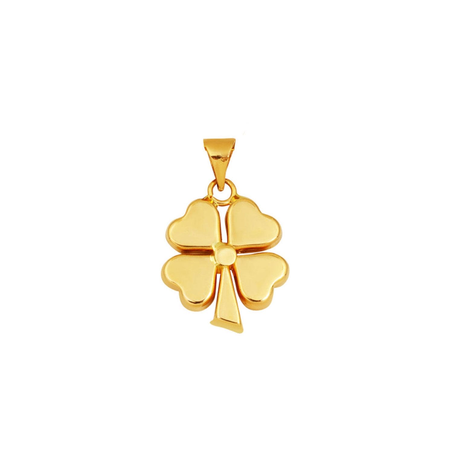 22K Yellow Gold Clover Pendant (2.79 g)
