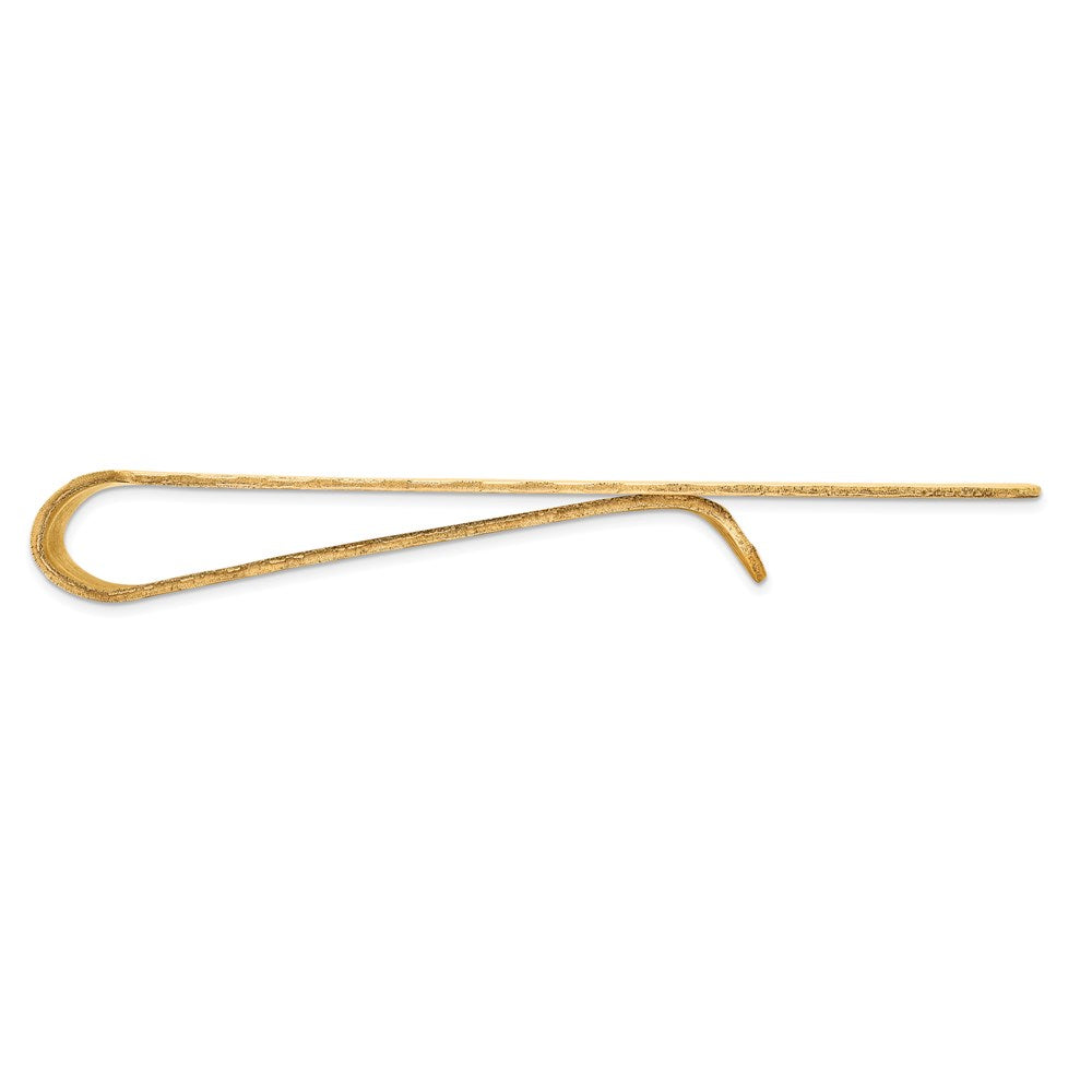 14K Yellow Gold Men's Textured Money Clip