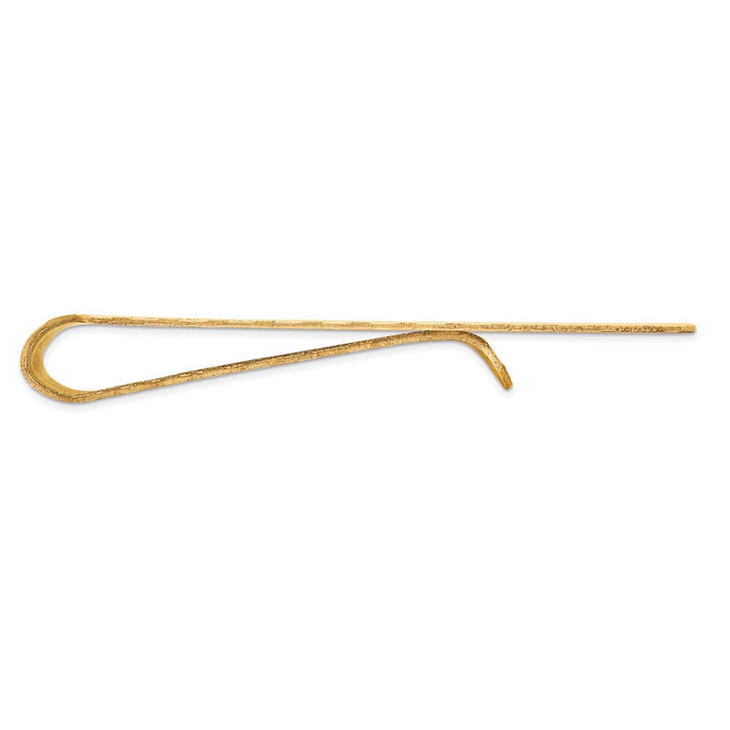 14K Yellow Gold Men's Textured Money Clip