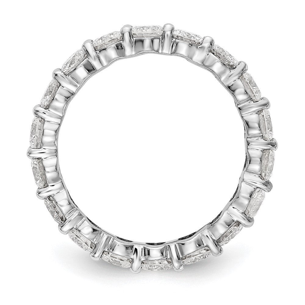 14k White Gold SI2-I1(H/I) Shared Prong Eternity Wedding Band Ring RF800 Quality Dias.