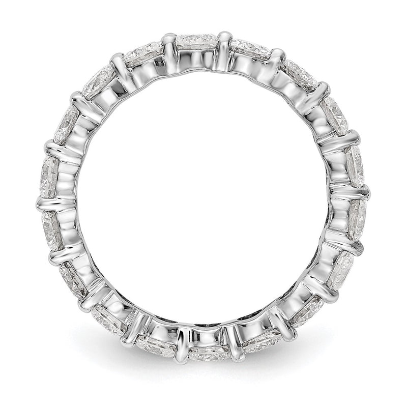 14k White Gold SI2-I1(H/I) Shared Prong Eternity Wedding Band Ring RF800 Quality Dias.
