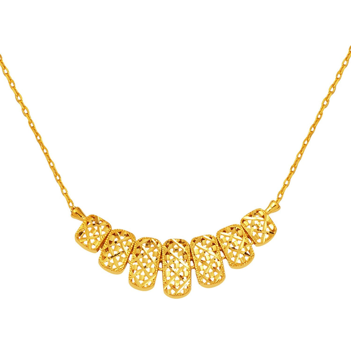 22K Yellow Gold Plasma Necklace
