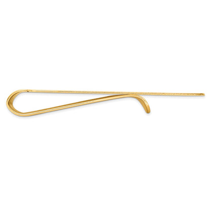 14K Yellow Gold Men's Sunburst Design Money Clip