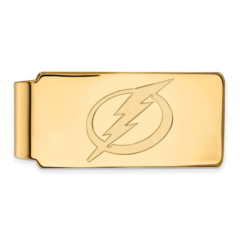 14K Yellow Gold Gold NHL LogoArt Tampa Bay Lightning Money Clip