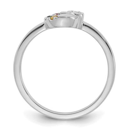 14k White Gold Complete Diamond Cluster Engagement Ring