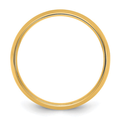 14K Yellow Gold 5.5mm LTW Comfort Fit Wedding Band Ring