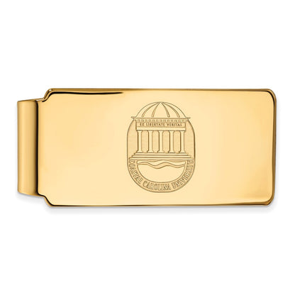 14K Yellow Gold Gold LogoArt Coastal Carolina University Crest Money Clip
