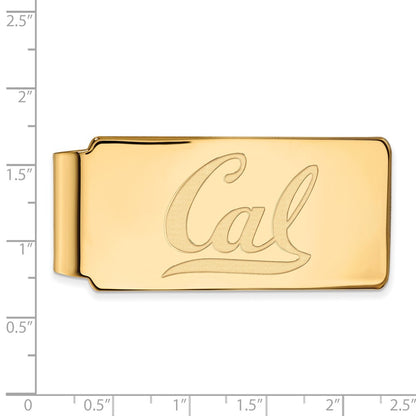 14K Yellow Gold Gold LogoArt University of California Berkeley Cal Money Clip