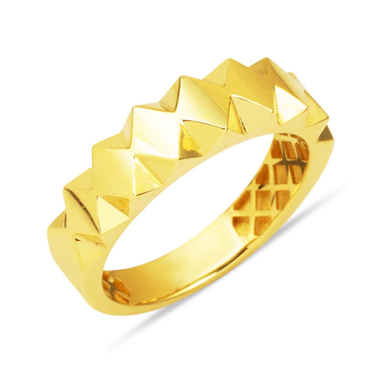 14K Yellow Gold Vector Ring