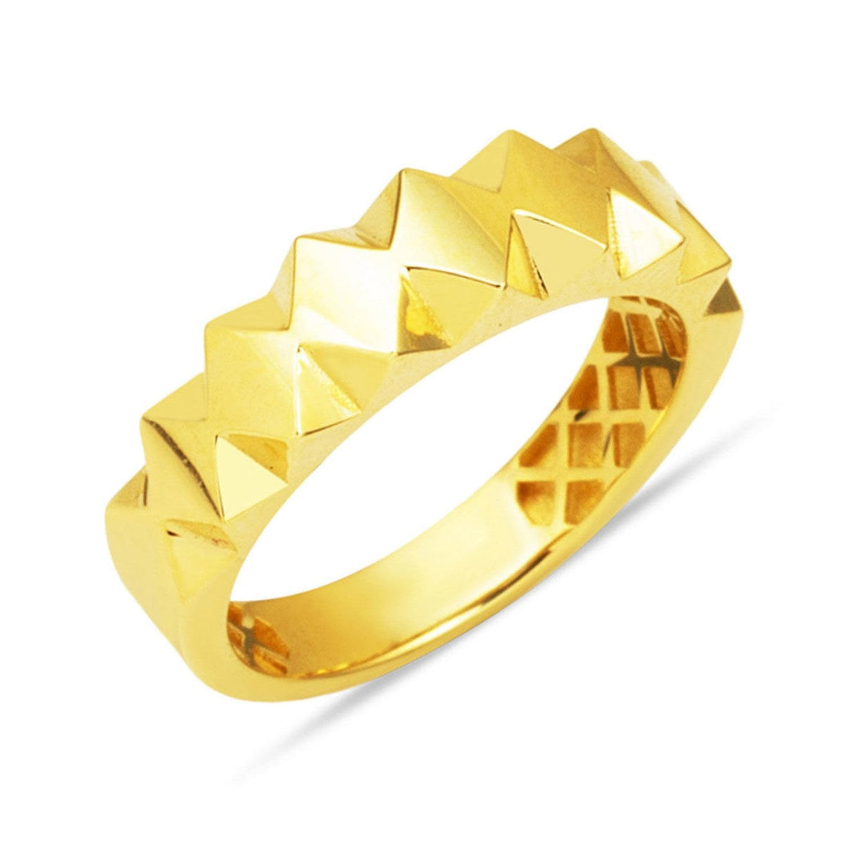 14K Yellow Gold Vector Ring