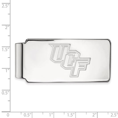 14K White Gold LogoArt University of Central Florida U-C-F Money Clip
