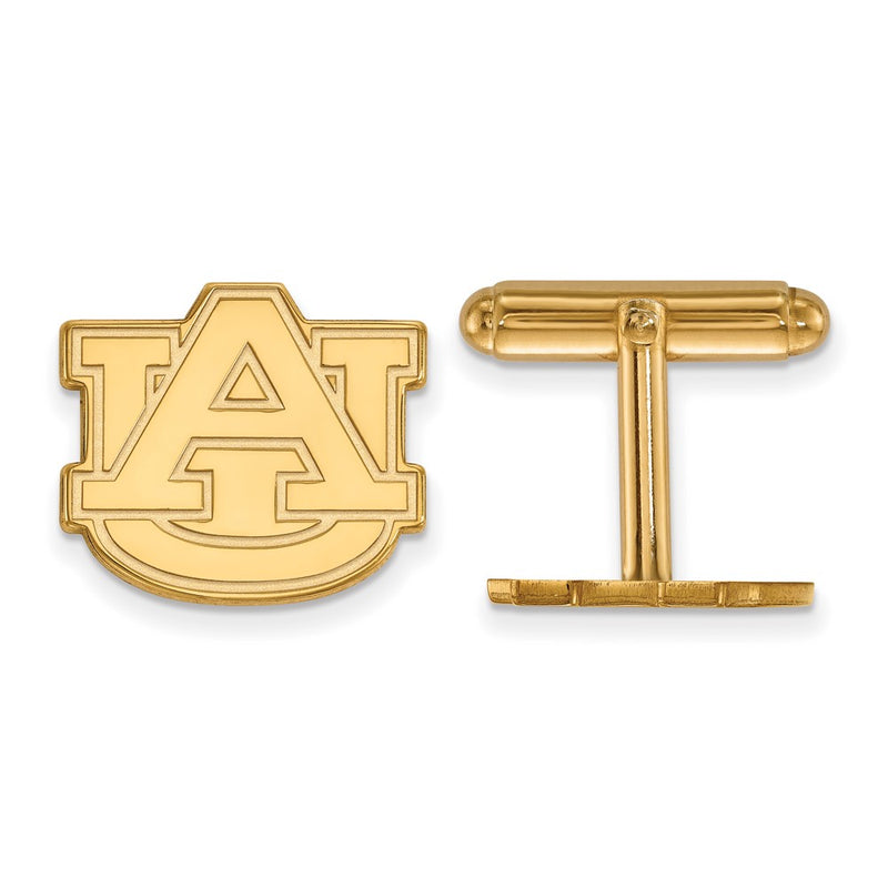 14K Yellow Gold Gold LogoArt Auburn University Cuff Links