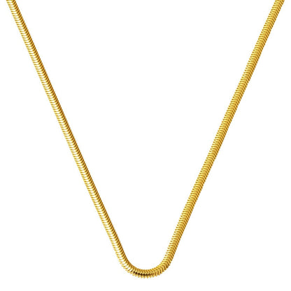 14K Yellow Gold 2.5 mm Herringbone Chain 65 cm