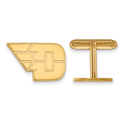 14K Yellow Gold Gold LogoArt University of Dayton Cuff Links