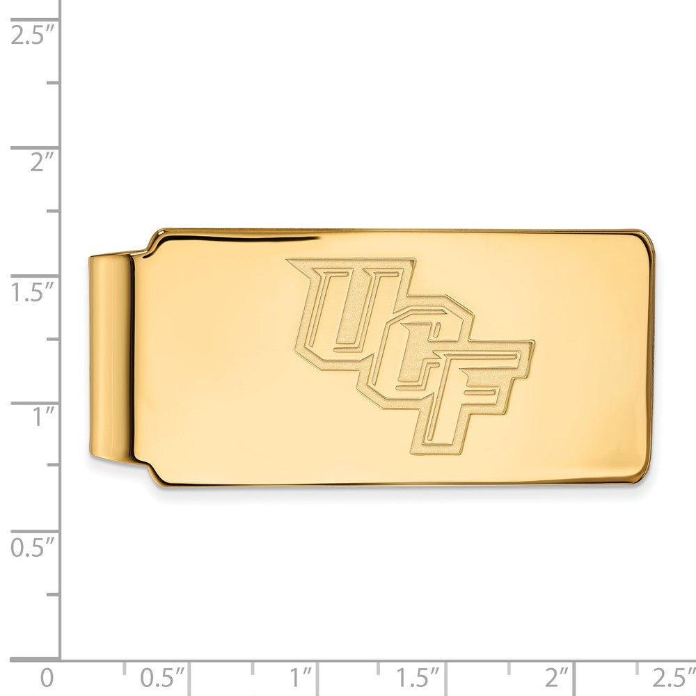 10K Yellow Gold Gold LogoArt University of Central Florida U-C-F Money Clip
