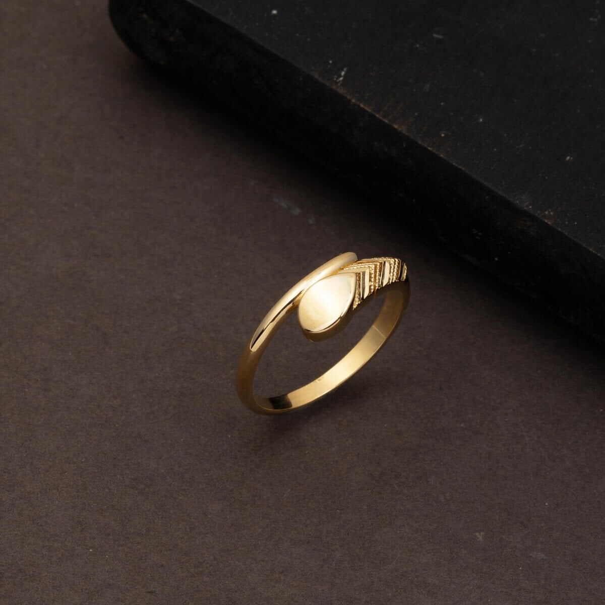 14K Yellow Gold Wheat Women's Ring (2.5 g)