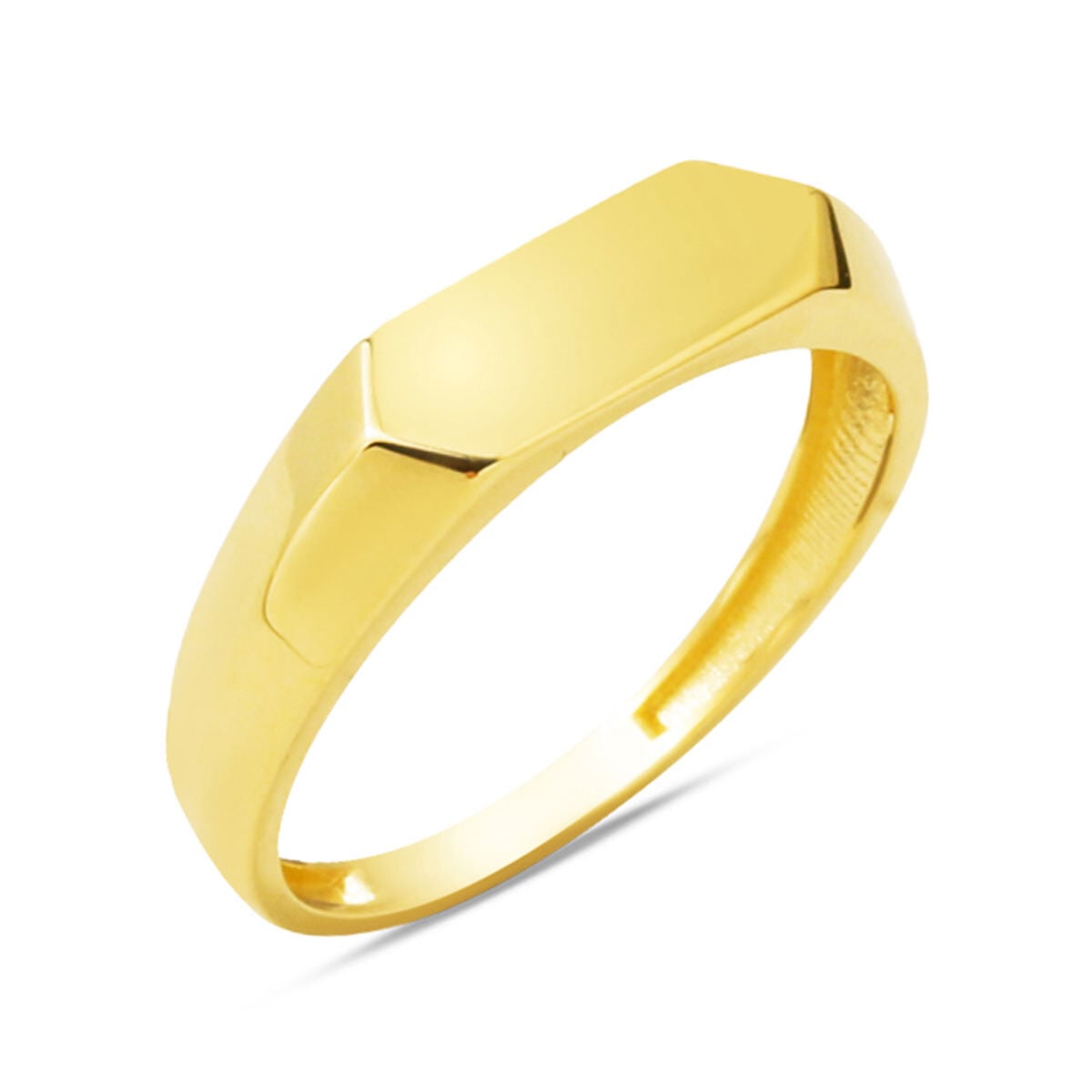 14K Yellow Gold Signet Ring