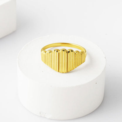14K Yellow Gold Cleopatra Ring