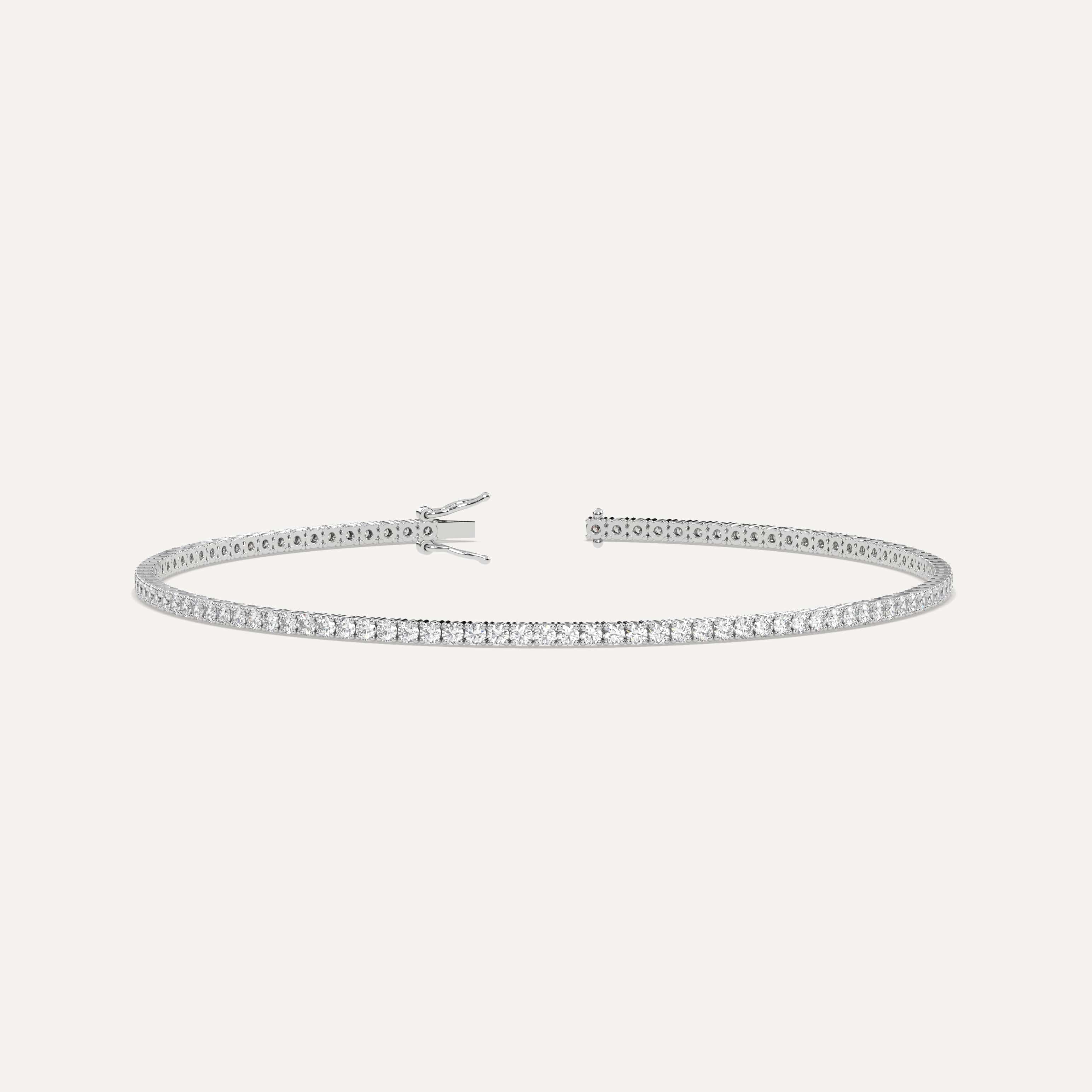 Diamond Tennis Anklet for Women | 14K Gold Natural Diamonds