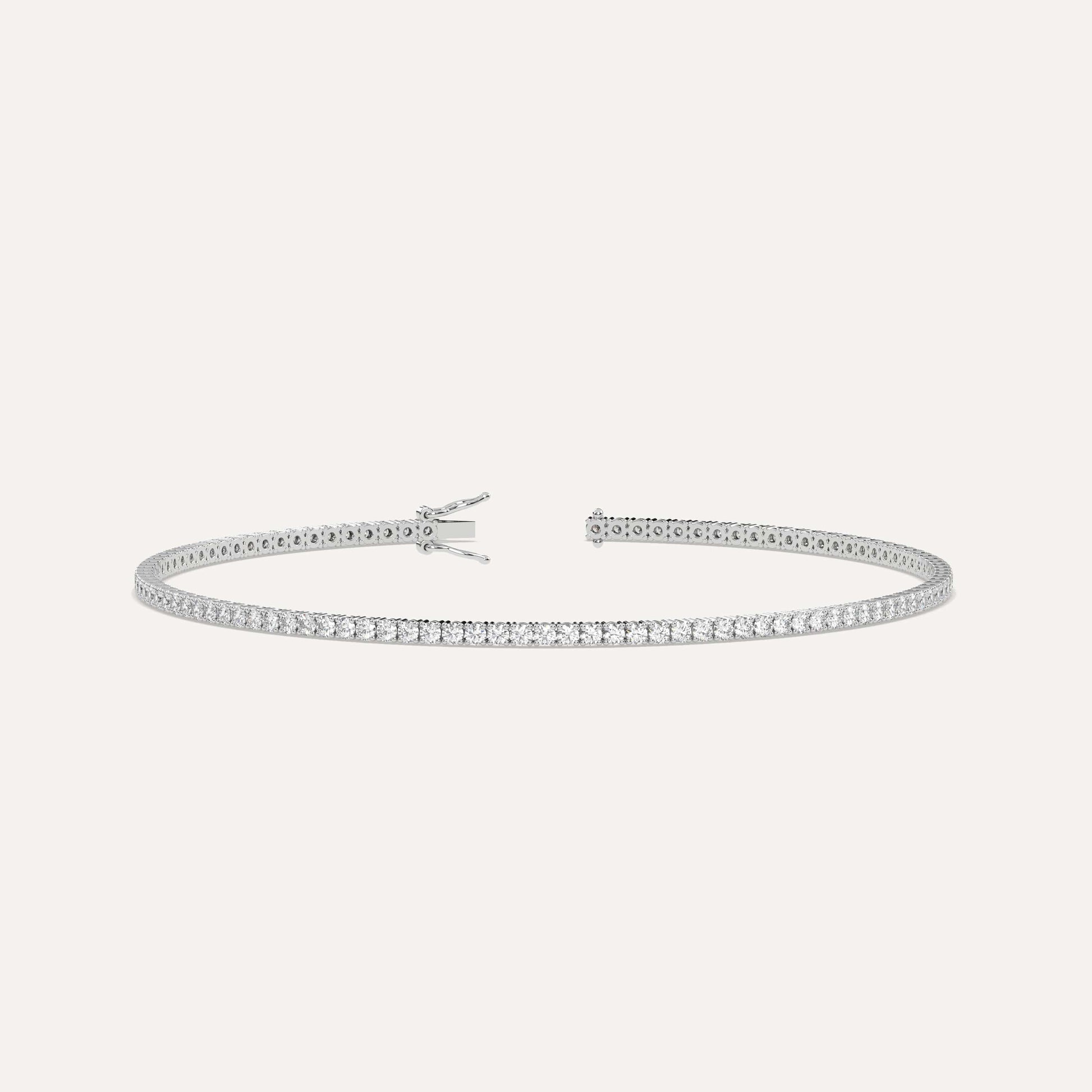 Diamond Tennis Anklet for Women | 14K Gold Natural Diamonds