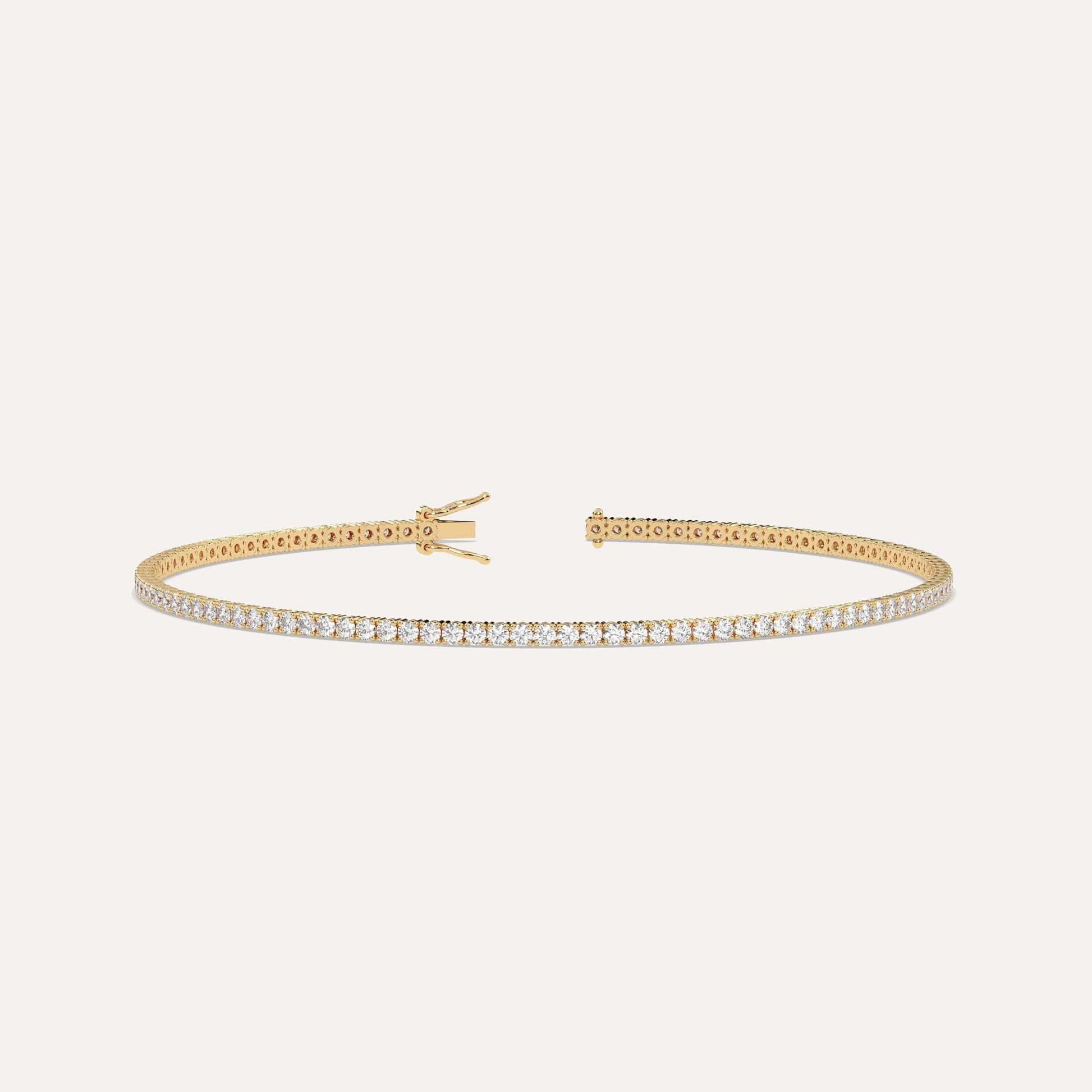 Diamond Tennis Anklet for Women | 14K Gold Natural Diamonds