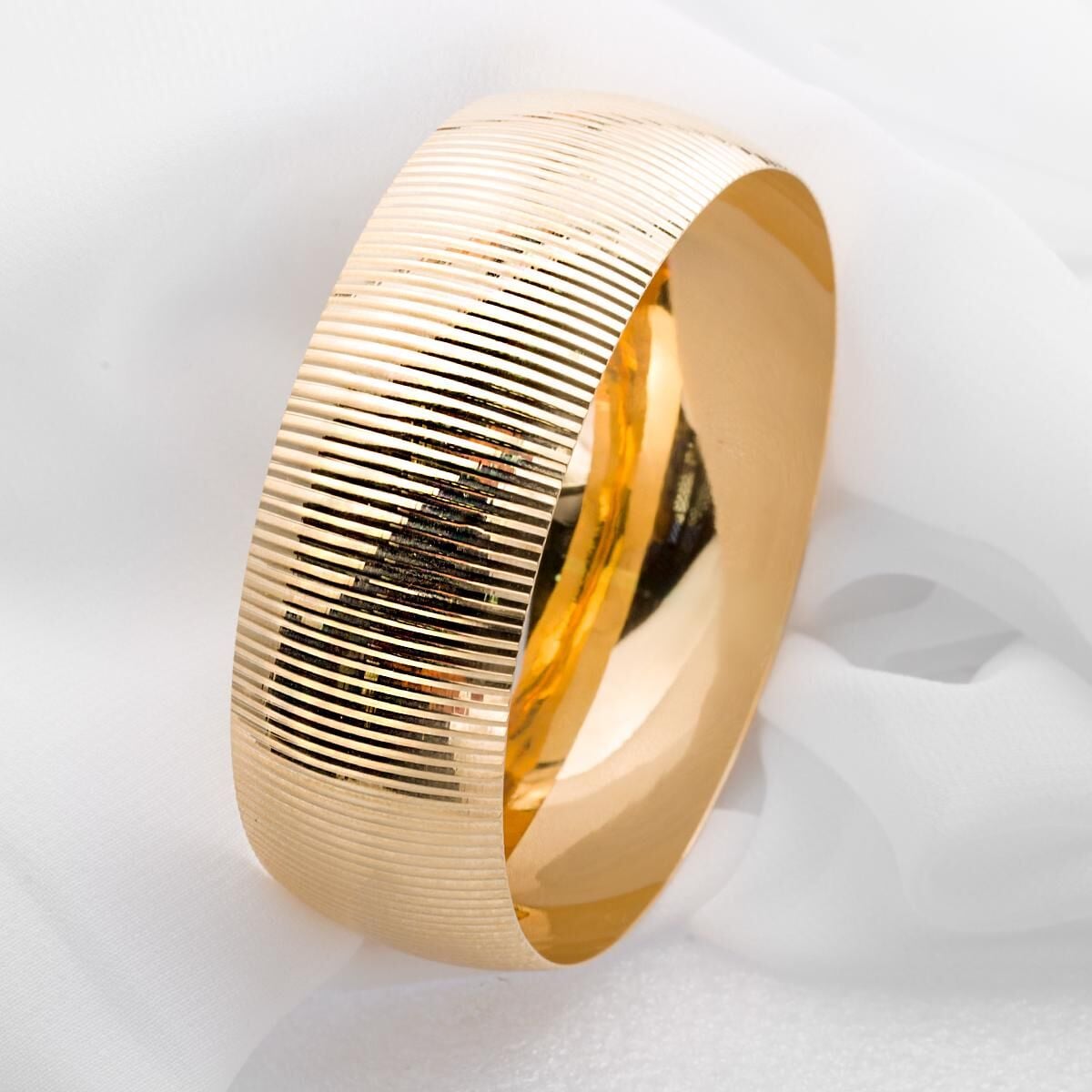 22K Yellow Gold Wide Extra Wide Bangle