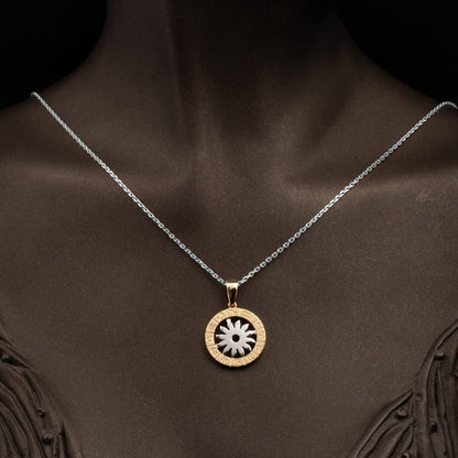 14K Yellow Gold Zodiac Symbol Pendant