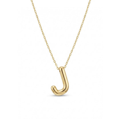 14K Yellow Gold Initial F Pendant