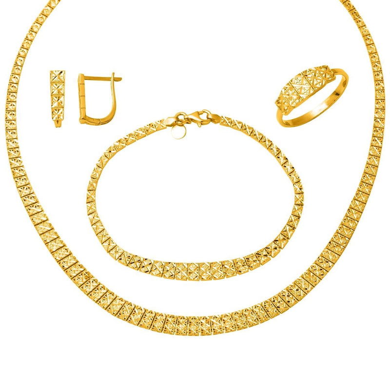 22K Yellow Gold Wedding Set